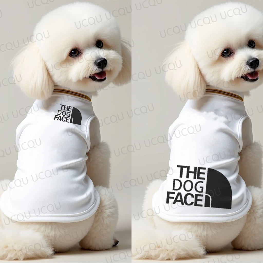 The Dog Face Funny Pet Vest Trendy Breathable Clothes for Dogs Stylish Outfit for Small Medium Large Breeds S-6XL