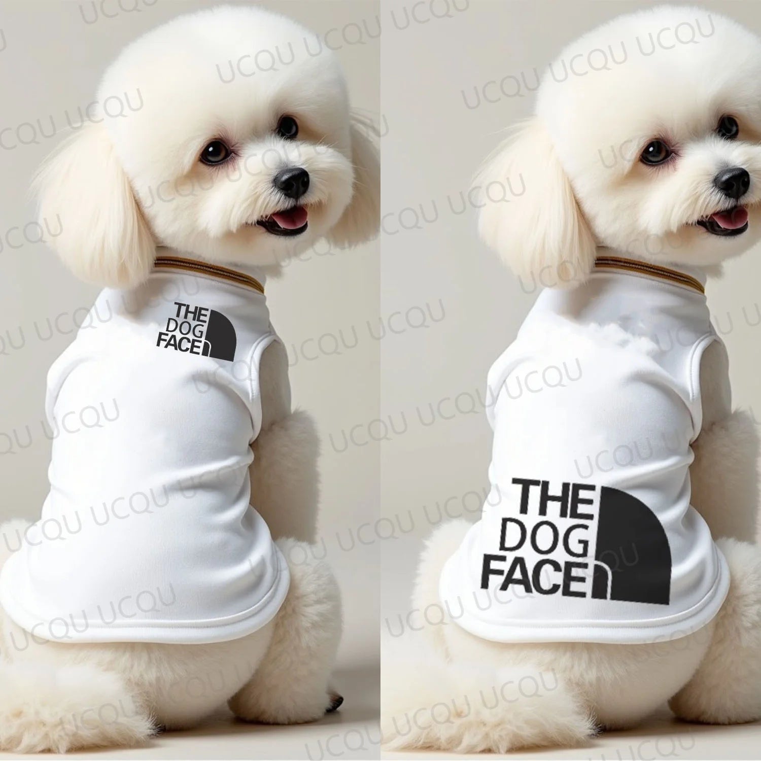 The Dog Face Funny Pet Vest Trendy Breathable Clothes for Dogs Stylish Outfit for Small Medium Large Breeds S-6XL