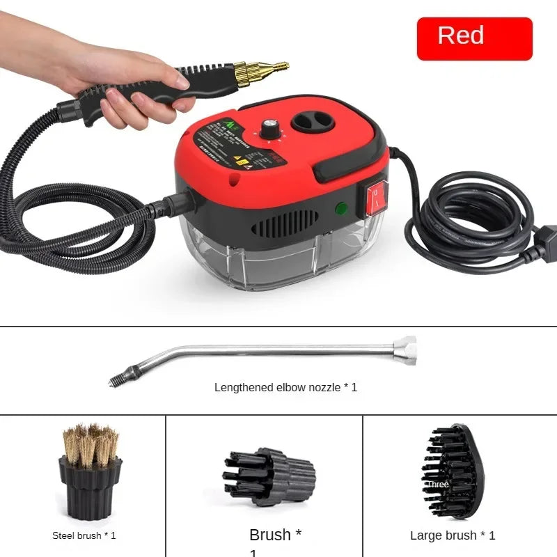Steam Cleaner High Pressure Air Conditioner Cleaner for Home Kitchen 2500W Handheld Cleaning Machine Steam Cleaner for Car Auto
