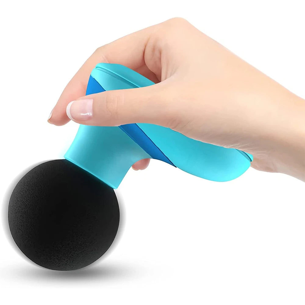 Mini Back Massager-Electric Handheld Massager with 6 Powerful Mode for Body Relieves Neck Shoulder Back Waist Leg Muscle Tension