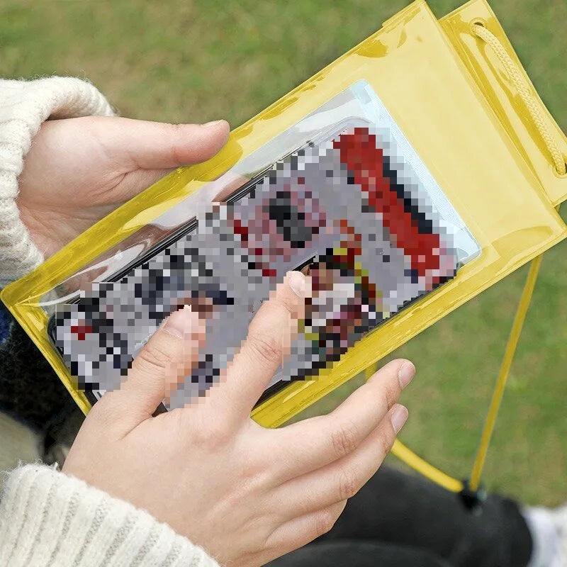 High Waterproof Sealing Swimming Bag Large Size Transparent Underwater Dry Protection Bag for Iphone Mobile Phone Pouch