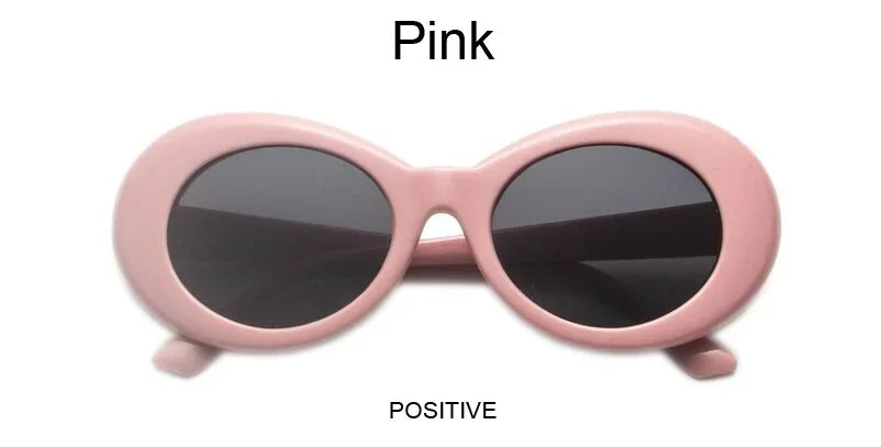New Retro Oval Sunglasses Man Vintage Fashion Sun Glasses Classic White Black Lentes De Sol Mujer UV400 Gafas De Sol