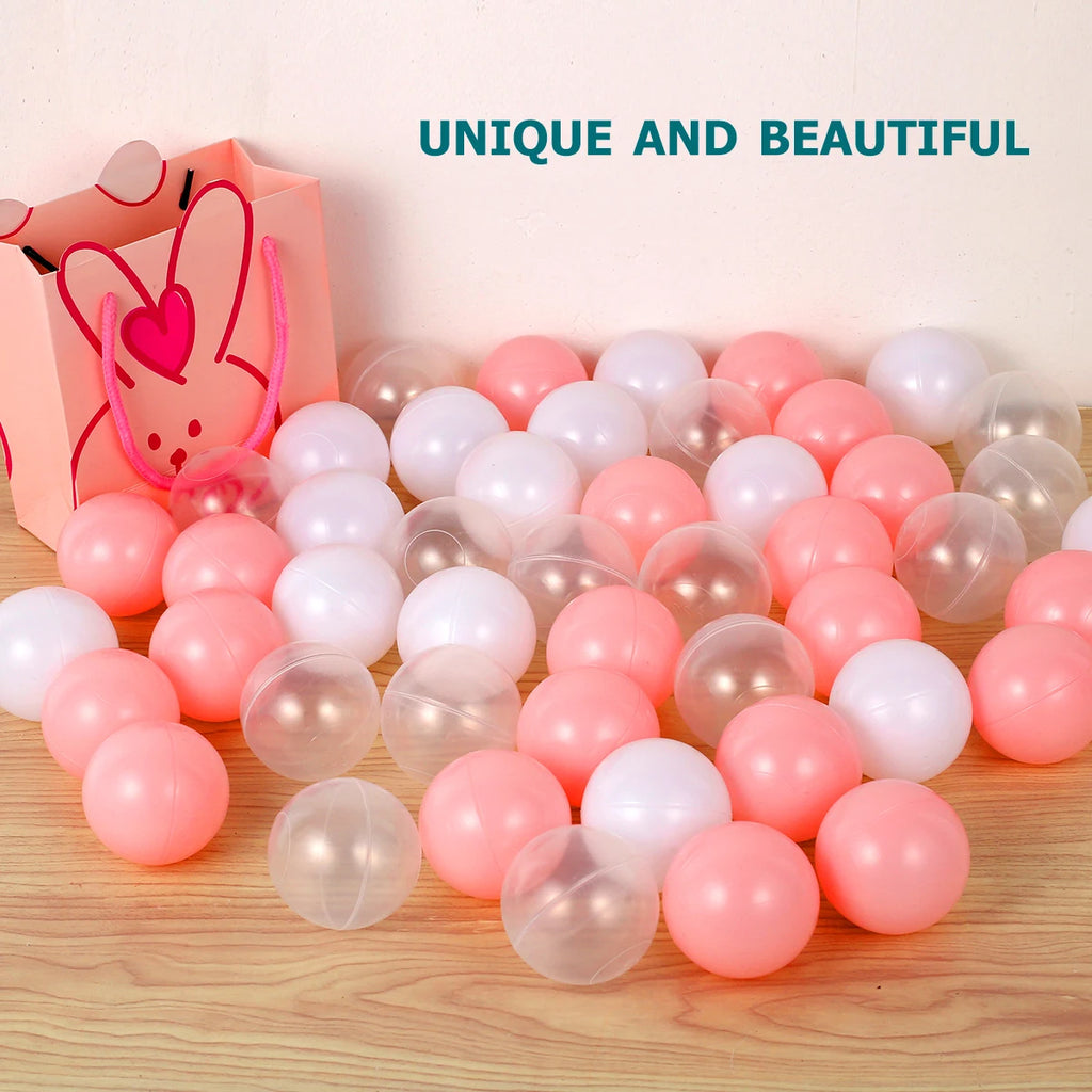 50Pcs Ocean Ball Pit Ball Christmas Decor for Dry Pool Ball Pit Baby Ball Toys Baby Playpen Tent Kid Toys Soft Ocean Balls Gifts