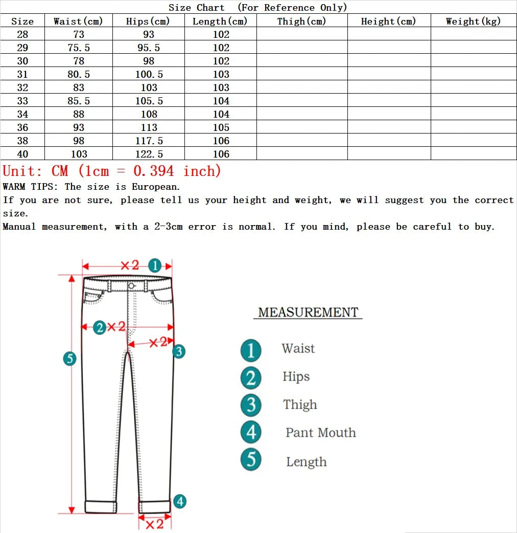 New Autumn Men's Yellow Pink Red Slim Jeans Classic Straight Elasticity Denim Pants Male Brand Stretch Skinny Colorful Trousers