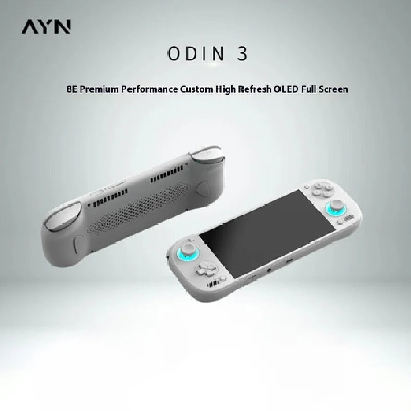 AYN Odin 3 Game Console 6Inch 1080P 120Hz AMOLED Screen Game Console 8000mAh Hall-Effect Joystick/Trigger Handheld Game Consoles
