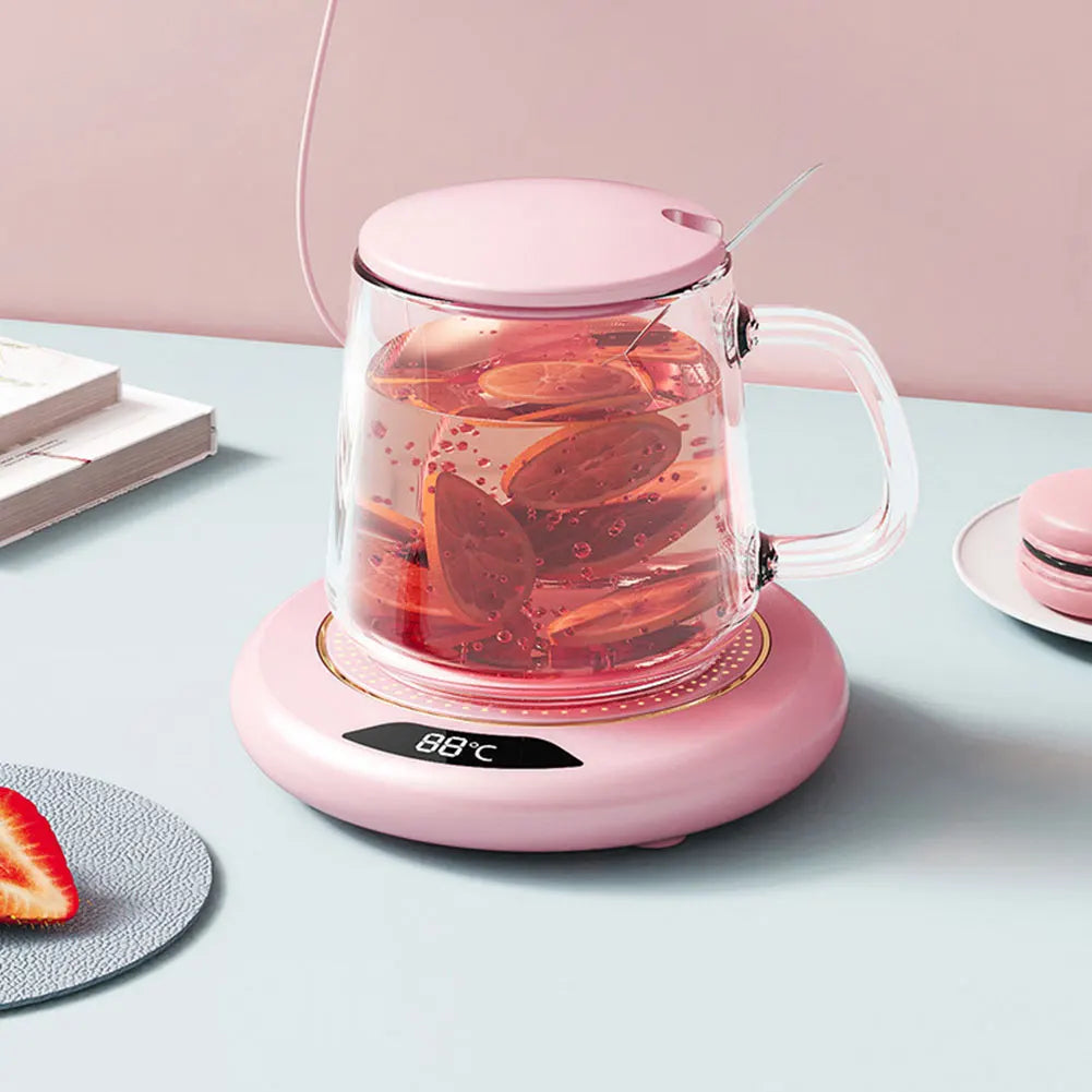 USB Electric Beverage Warmer 3 Temperature Setting Coffee Warmer Plate Coffee Cup Warmer for Hot Coffee Tea and Milk