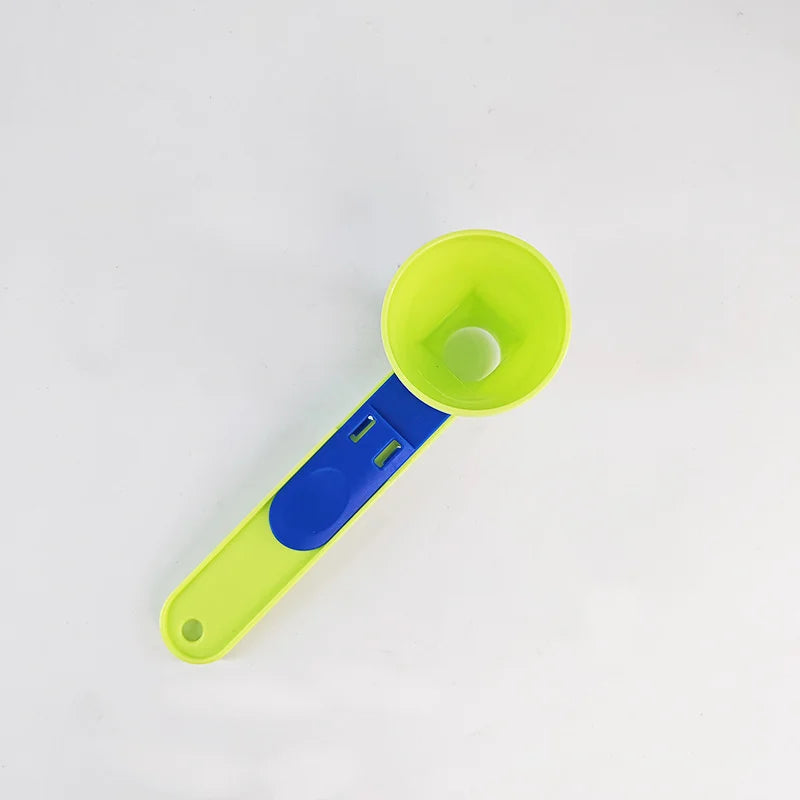 Durable PP Material Mess-Free Protein Powder Scoop Sliding Funnel Measuring Spoonfor Supplement Kitchen Gadget for All Occasions