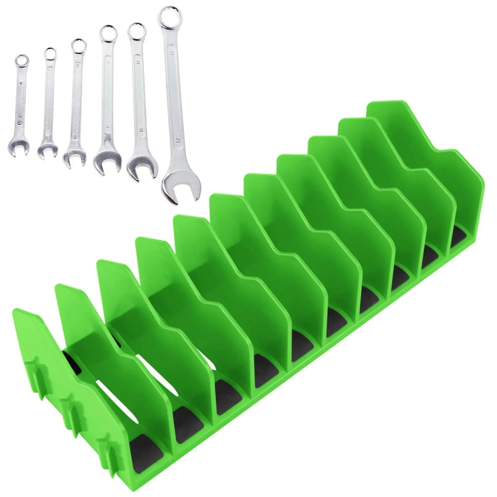 plier organizer rack Organizer Storage Rack Space-Saving Practical with Nonslip Rubber Base 10 Slots Pliers Cutters Organ