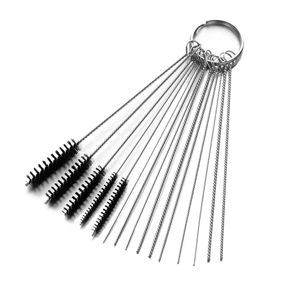 Hot Brushes Cleaner Tools for Automobile Motorcycle ATV Welder Carb Chainsaw Carburetor Carbon Dirt Jet Remove Cleaning Needles