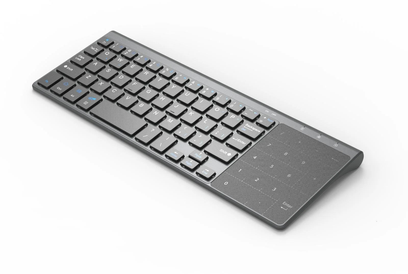 Thin 2.4G USB  Wireless Keyboard with Touchpad Mouse Number Numeric Battery Wireless Keypoard for Android Windows Desktop Laptop