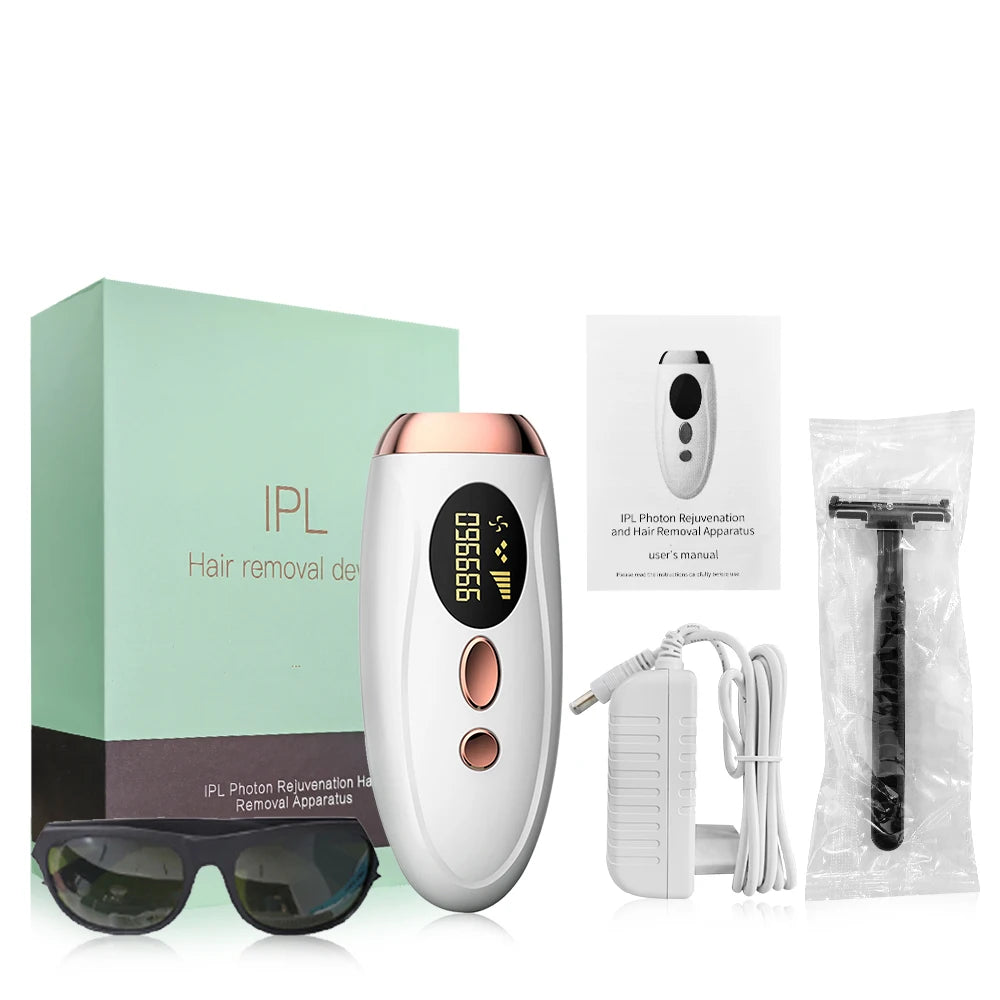 999999 Flashes Laser Epilator for Women Body Bikini Legs Armpit Arms Hair Removal Painless IPL Laser Permanent Electric Epilator