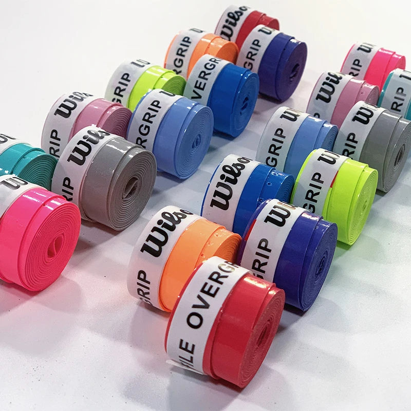 15/30PCS Wilson Tennis Overgrip PU Tennis Racket Sweat Band Absorption Grip Badminton Racket Handle Grip Tennis Griptape