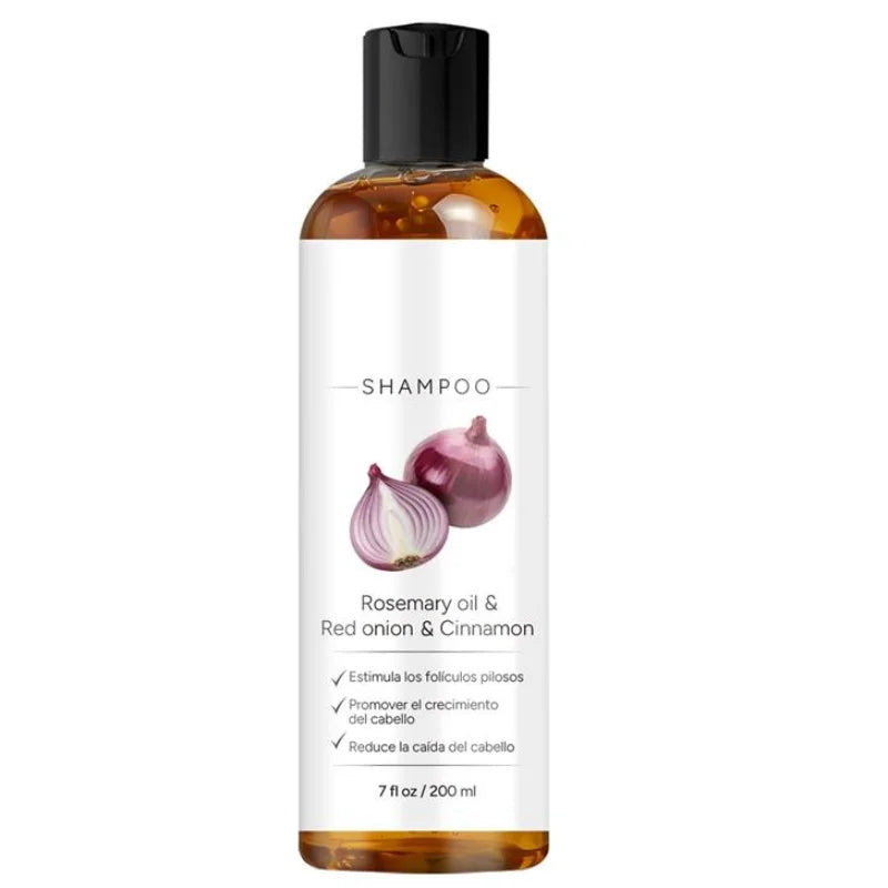 Rosemary Red Onion Hair Shampoo Deep Control Oil Cleanses The Scalp Enhance Hair Combability Nourish Moisturize Strengthen Hair