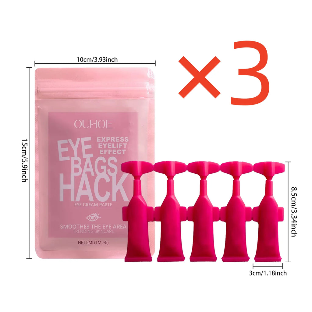 Anti Wrinkle Eye Cream Hydration Moisturizing Compact Wrinkle Reduce Eye Fine Sagging Line Defense Restore Eye Elasticity Cream