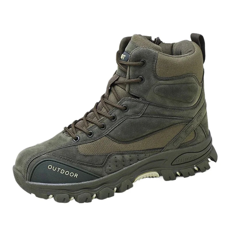 Desert Boots Men PU leather Hunting Trekking Camping Mountaineering Winter Work Safty Shoes Bot Zapatos zapatillas male