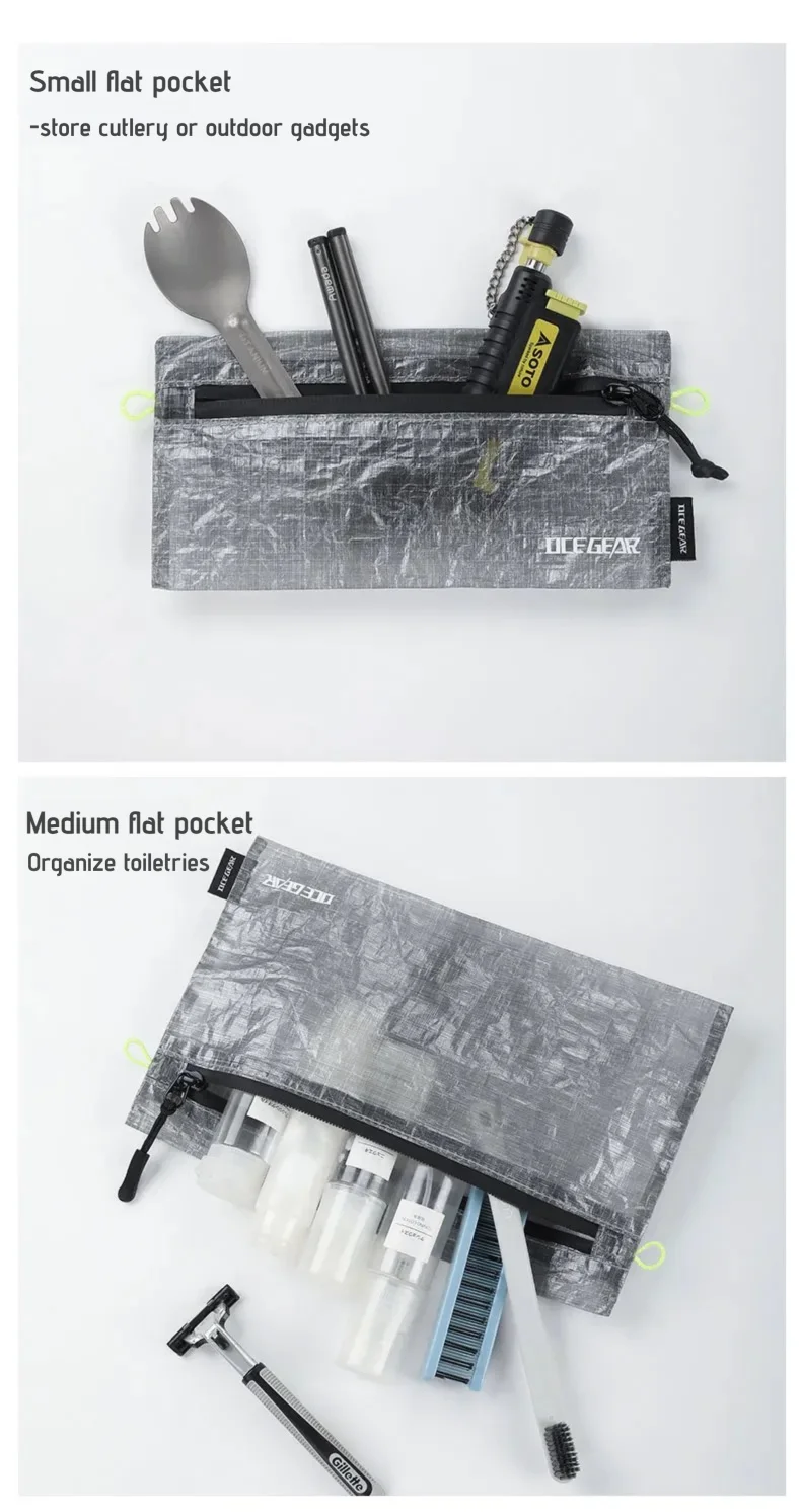 Ultralight Outdoor Storage Bags Waterproof Compression Dry Sack Flat Pouch First Aid Bag Multi Size Travel Camping Organizer