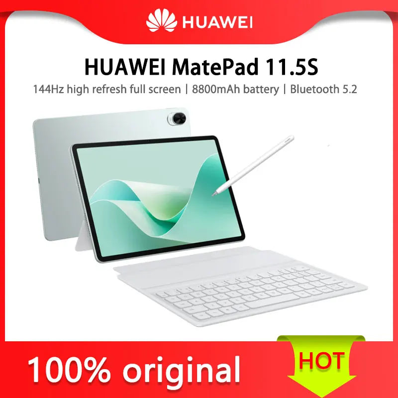 HUAWEI MatePad 11.5S smart WIFI 144Hz high refresh full screen, Huawei Notes, professional PC-level WPS 8800mAh battery