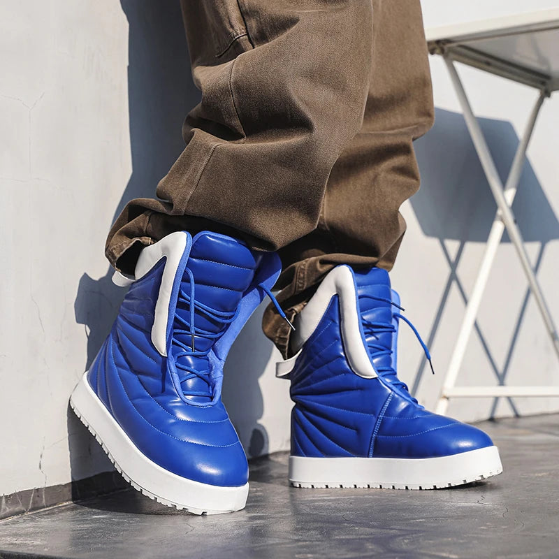 men boots 2025 New Winter Slippers Warm Men Shoes Waterproof Non-Slip Plush Sneakers Male tenis shoes Boots Men Sneakers Winte