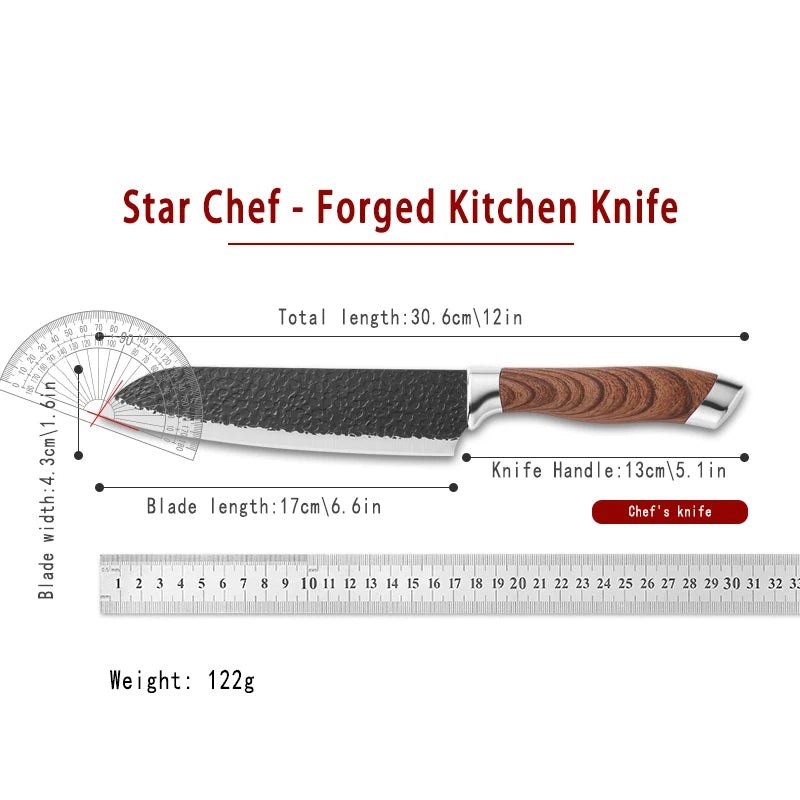 Stainless steel Knife kitchen knife Household  Special  sharp for eating meat cutting  for roasting sheep Vegetable and Slicing