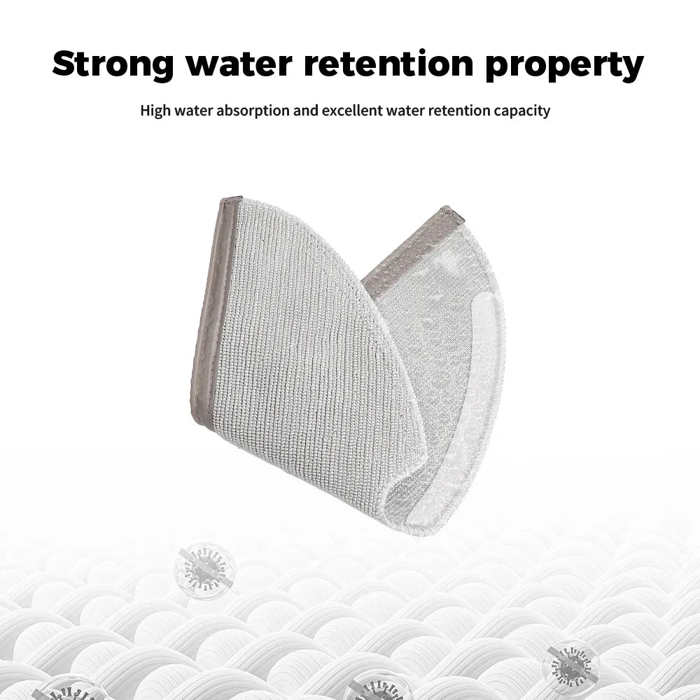 Mopping Cloths Replacement Parts for Xiaomi Roborock Q5 Pro/Q5 Pro+/Q8 Max/Q8 Max+ Vacuum Cleaner Accessorie Washable Mop