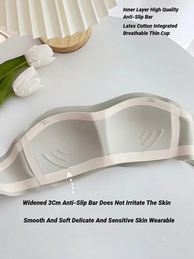 Bras For Women Non-Wire Bra Invisible Cup Padded Brassiere Seamless Underwear Female Sexy Lingerie Women'S Without Straps