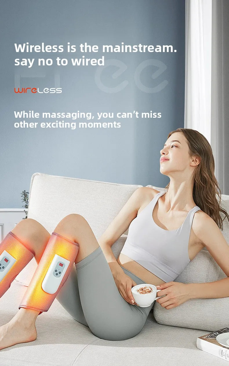 Calf massagerleg air pressure, thigh massager, electric air wave compression, airbag vibration, charging, leg beauty instrument