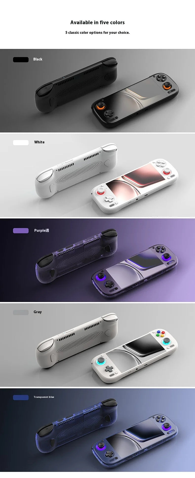 In Stock AYN Odin3 Handheld Game Players 6Inch 1080P 120Hz AMOLED Screen 8000mAh Hall-Effect Joystick/Trigger Game Console