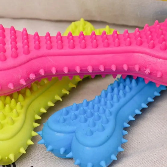 Pet Toys for Small Dogs Rubber Resistance To Bite Dog Toy Teeth Cleaning Chew Training Toys Pet Supplies Puppy Dogs