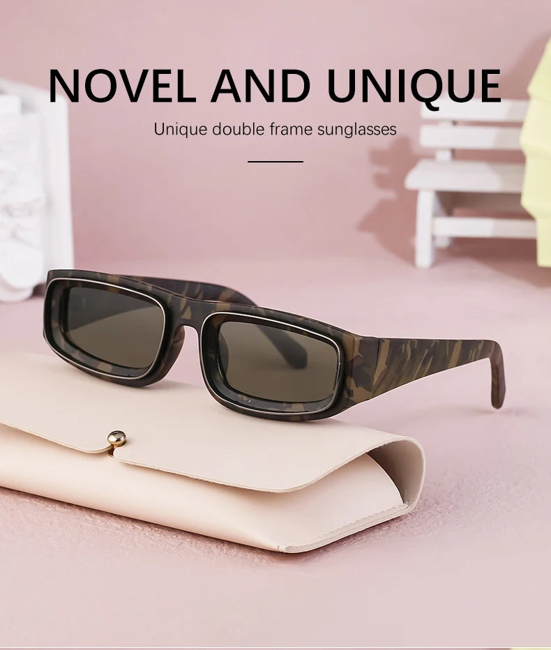 New Sunglasses for Men Women Retro Small Frame Glasses Men's Outdoor Sunscreen Sun Glasses UV400 Summer Fashion Accessories