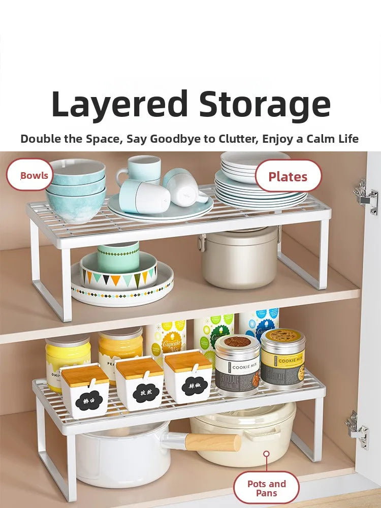 Kitchen Countertop Storage Ra Multi-Layer Cabinet Organizer Spice Storage elf Tabletop Arrangement Utili Tool