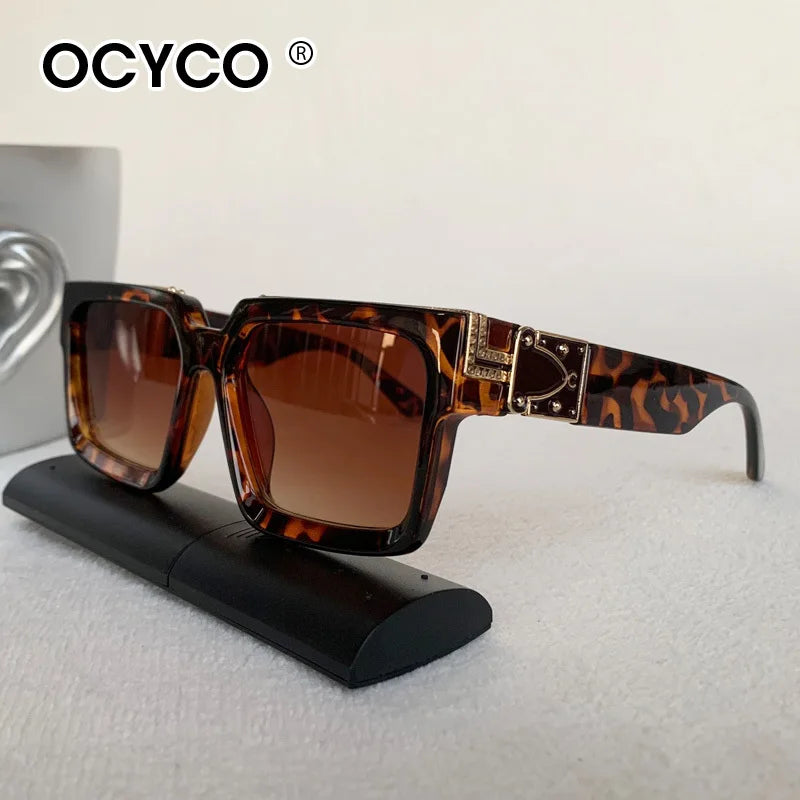 Classic Square Sunglasses Men Women Luxury Brand Designern Eyeglasses Luxury Retro High Quality Shades Eyewear UV400