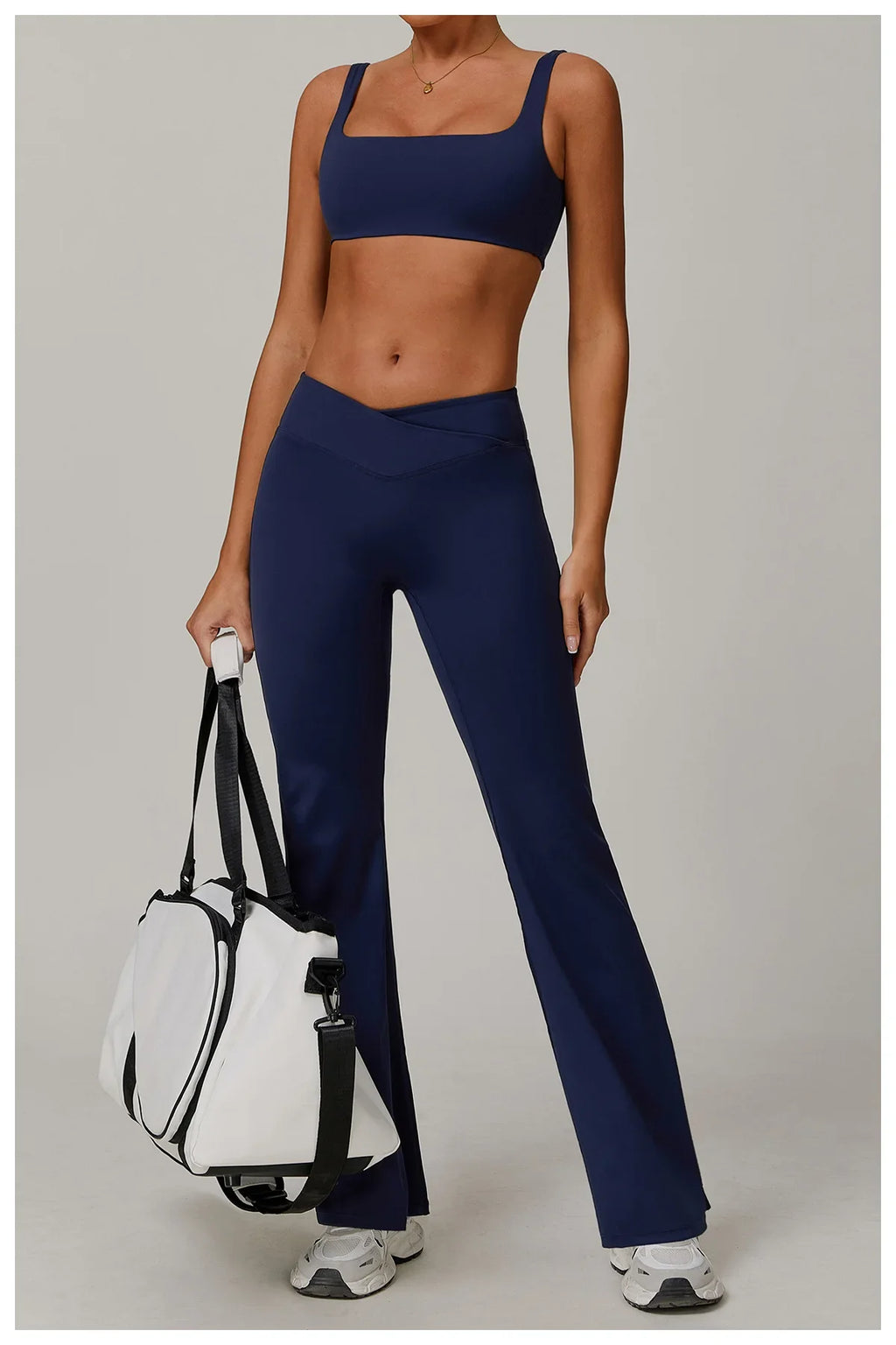 Wide Leg Pants Women Yoga Leggings Women Fitness Leggings Running Pant Sports Leggings High Waist Workout Tight Gym Bell-bottoms