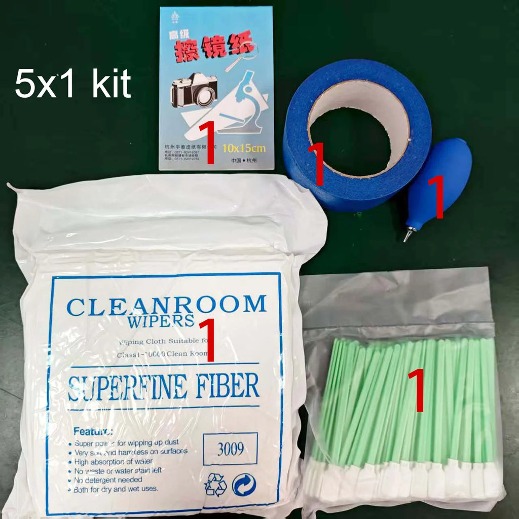 Laser Cleaning Tool Lens Cleaning Paper Dust Blower Ball Cotton Swab Cutting Head Dust-proof Tape Cleanroom Wipers Wiping Cloth