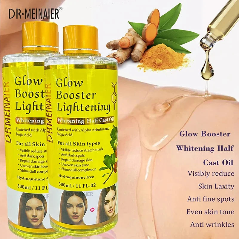 Super Moisturizing Body Care Oil Correcting Meridian Spa Relaxation Oil Arbutin Hydrates Skin With Turmeric Retinol Massage Oil