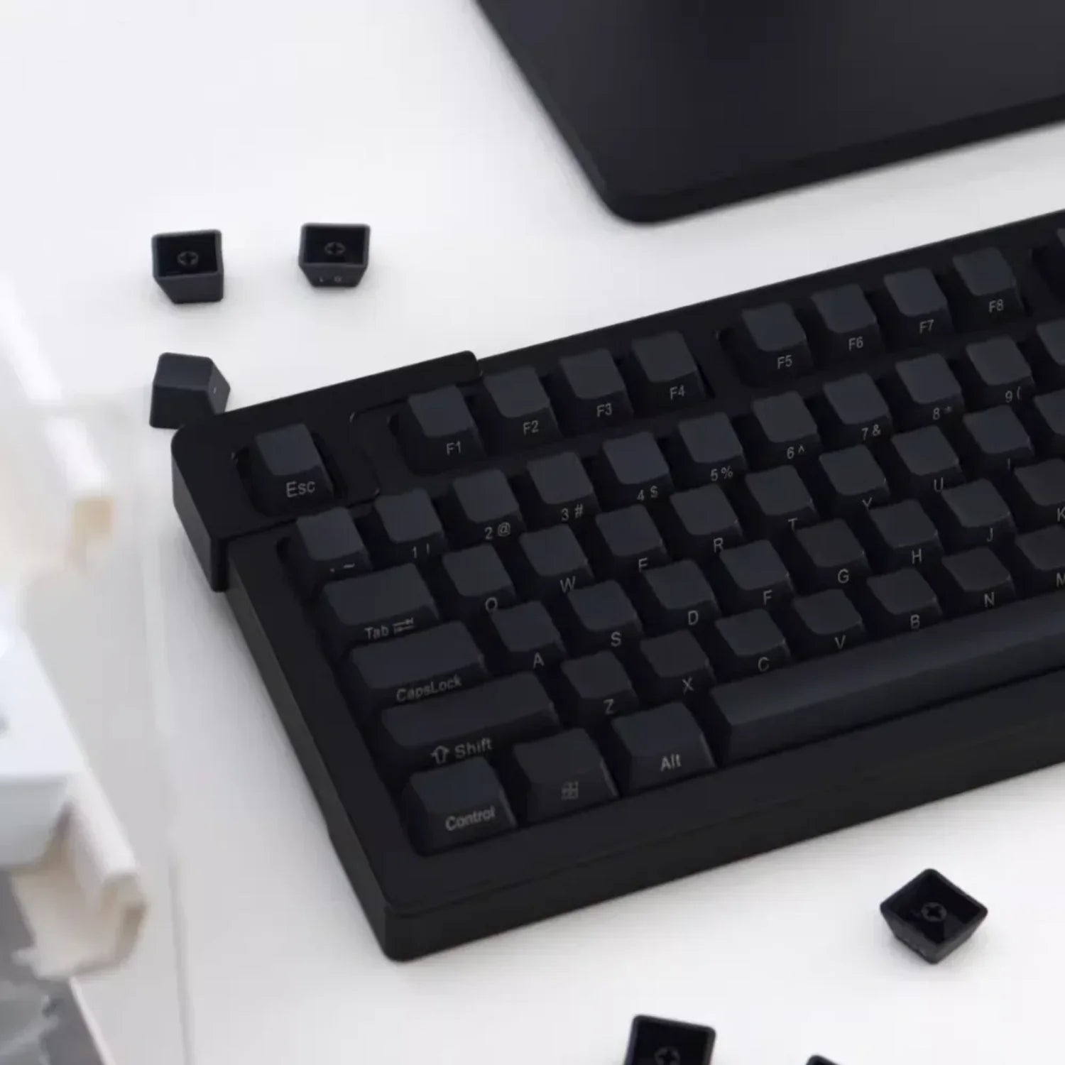 Large Carbon Solid Color Genuine/Side Engraved Keycaps PBT Thermal Sublimation for OEM Gateron MX Mechanical Keyboards