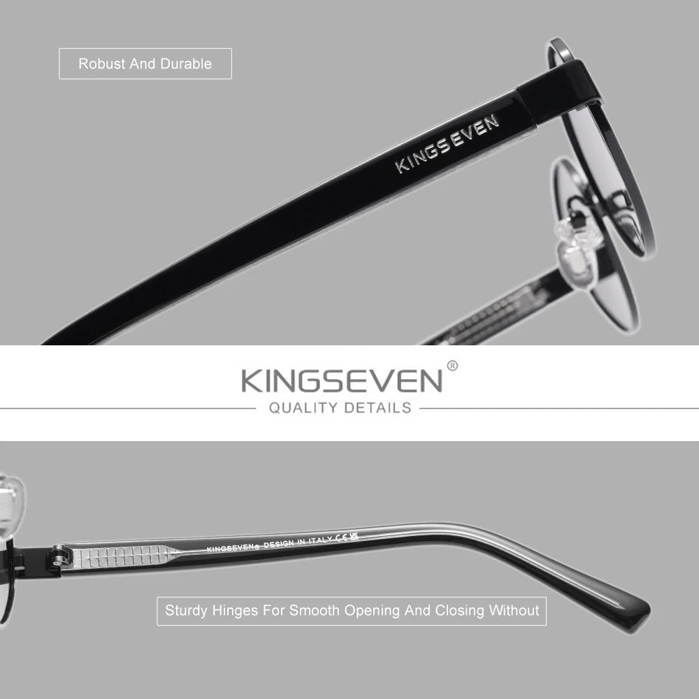 Brand Retro Luxury Sunglasses Women Men Polarized UV400 Glasses Alloy Oval Frame Anti-glare Fashion Driving Causal Eyewear