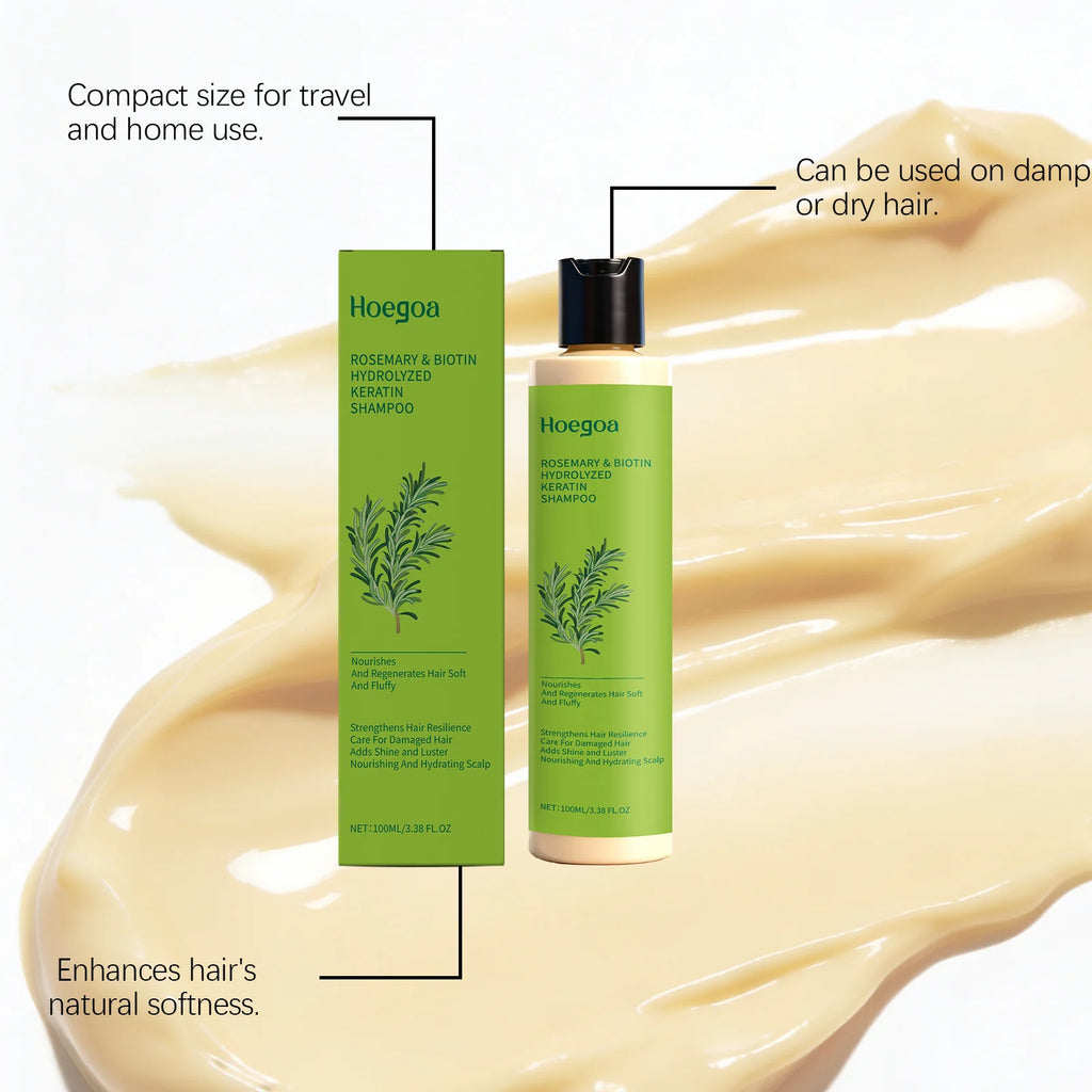 Rosemary Shampoo Oil Control Thickening Dry Frizzy Damaged Repair Volumizing Refresh Smoothing Hydrating Scalp Cleansing Shampoo