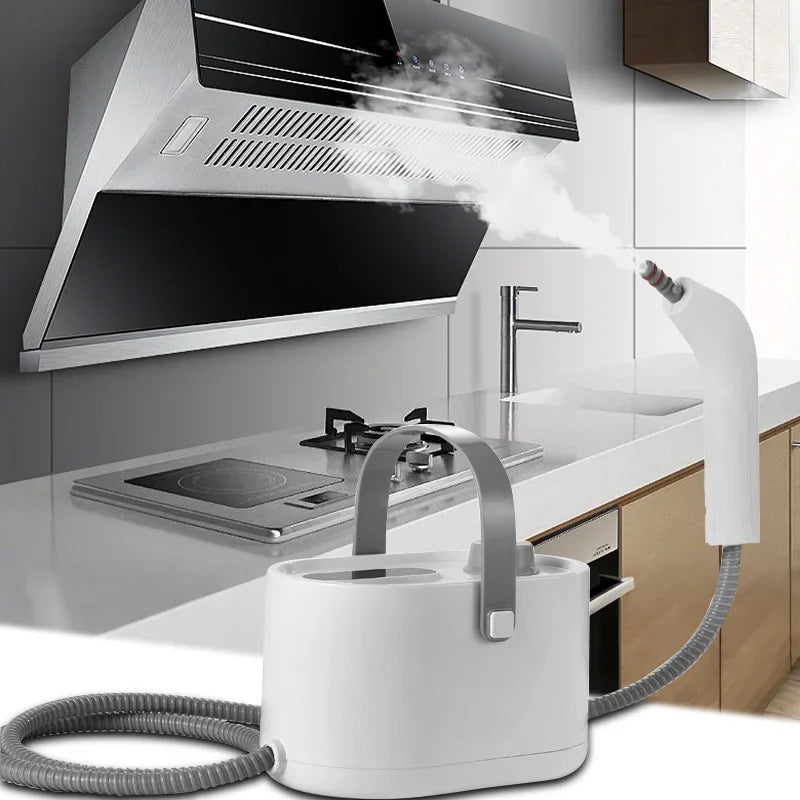 1200W Handheld Steam Cleaner High Temperature Pressurized with Brush Heads for Car Kitchen, Oven, Washer Furniture Cleaning