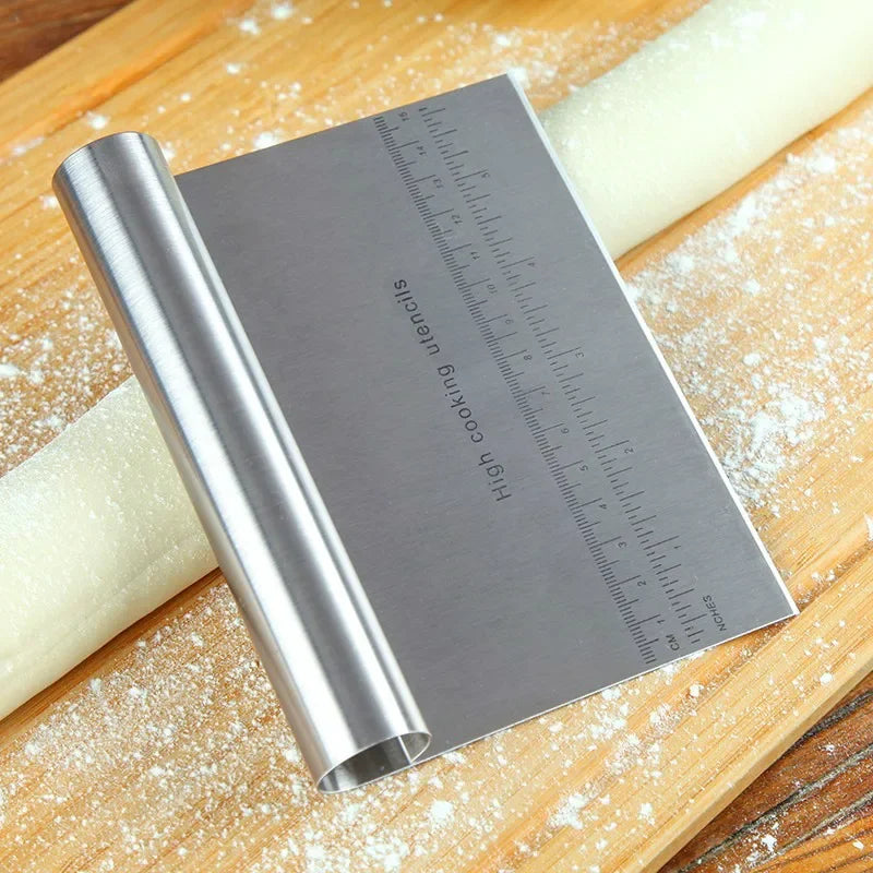 Baking Decorating Tools, DIY, Pastry Cutters, Cake Scraper, Dough Scraper, Fondant Spatulas, Edge, Cooking, Stainless Steel