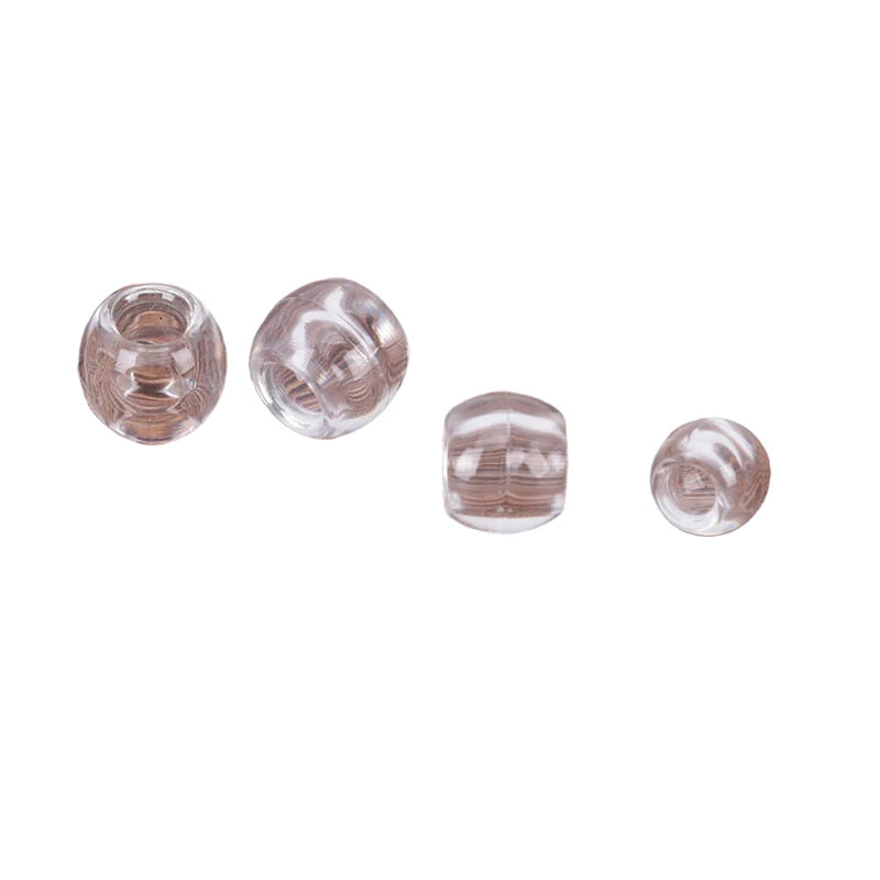 100pcs/lot Dreadlocks Hair Ring Hair Braid Beads Lucency Colourful Hair Braid Dread Dreadlock Beads Cuffs Clips Approx 6mm Hole