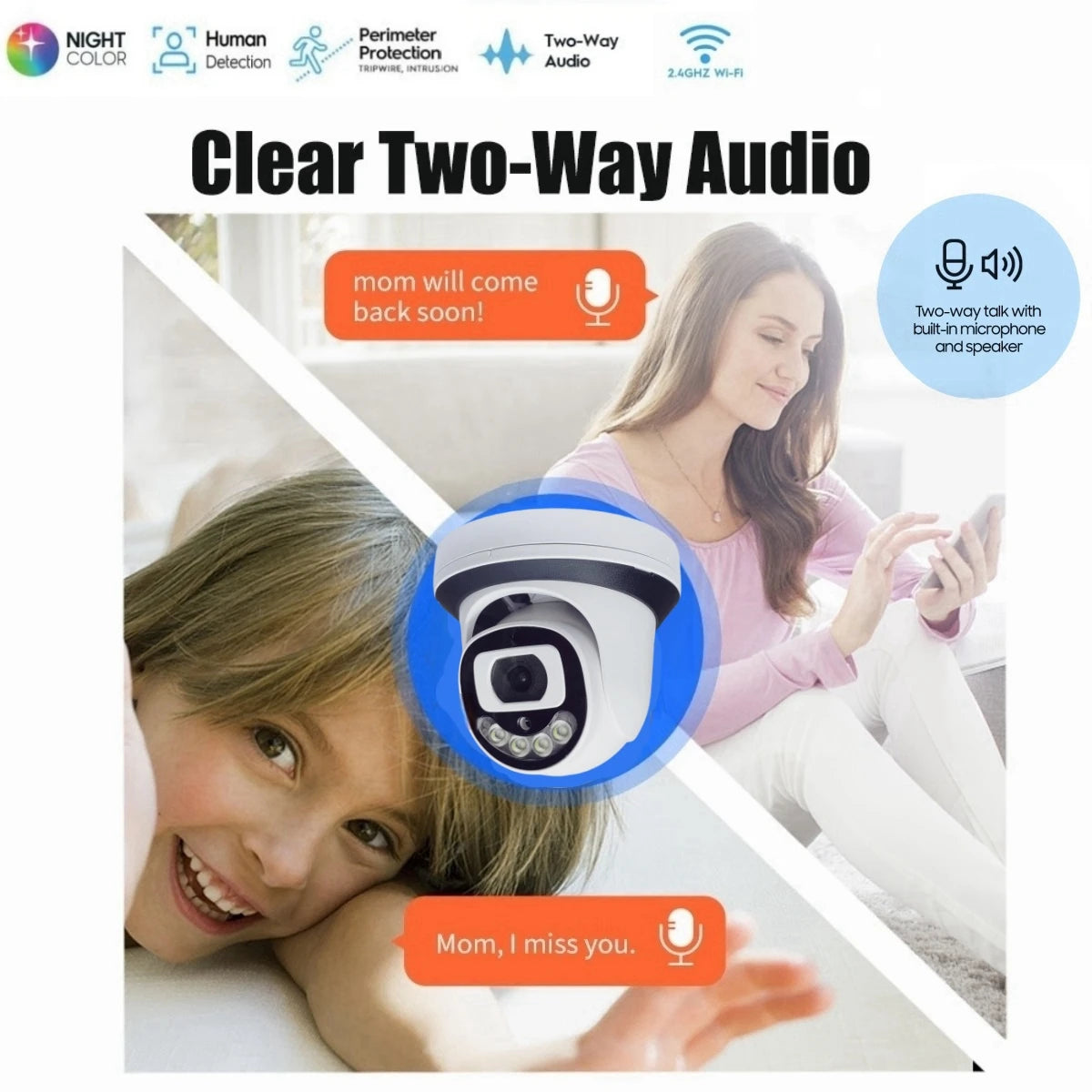 8MP IP Security Camera Wifi indoor Surveillance Home Protection CCTV 4/5MP Dome Wireless Camara Video indoor Wi-Fi XM ICSee Ca