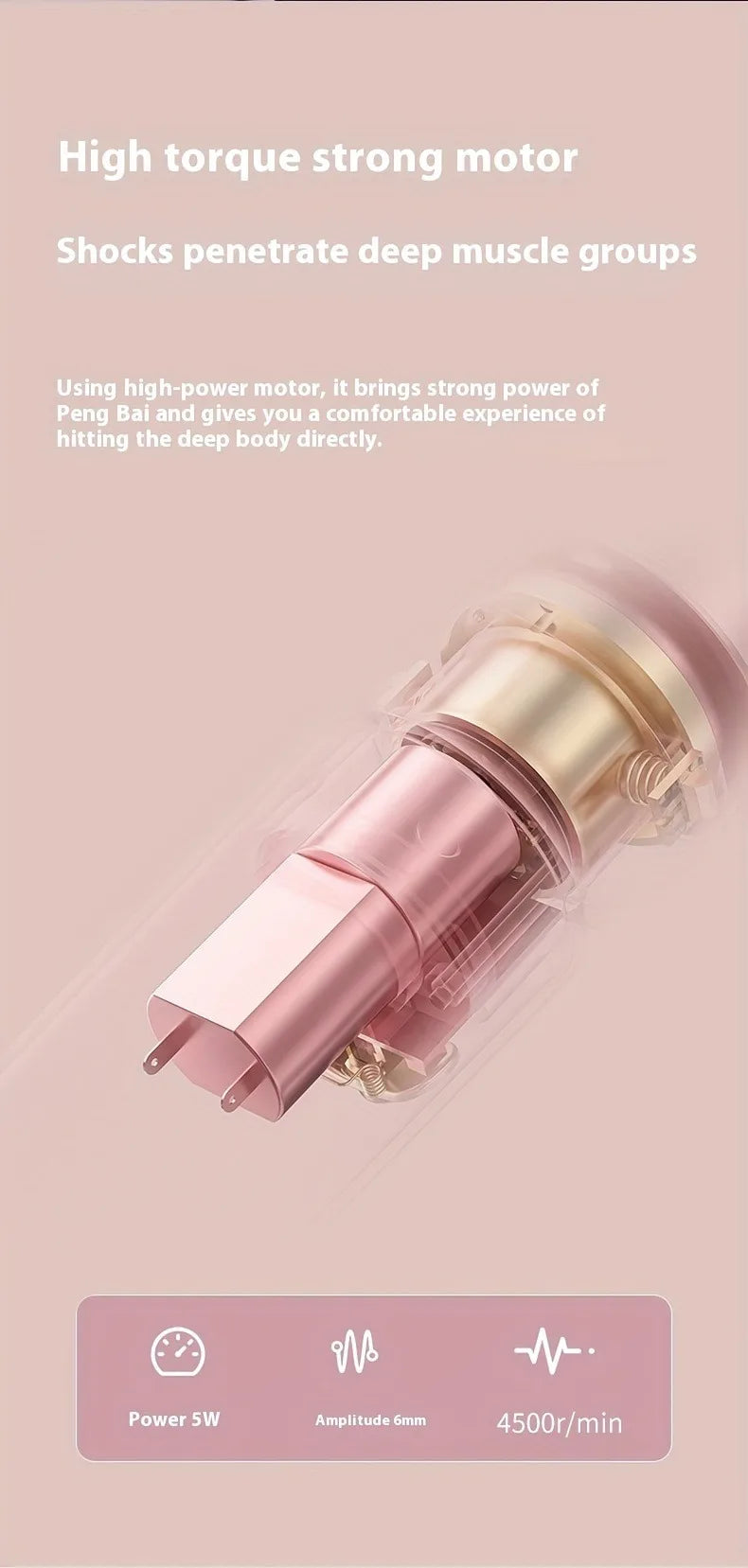New Portable handheld massager USB rechargeable multifunctional full body massage gun relax neck back legs and waist masajeador