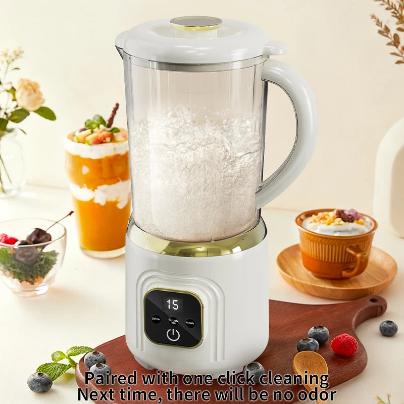1000 ML Household Juicer Blender Dual-blade digital display juicer USB Rechargeable Ice Crusher Electric Fruit Juice Machine
