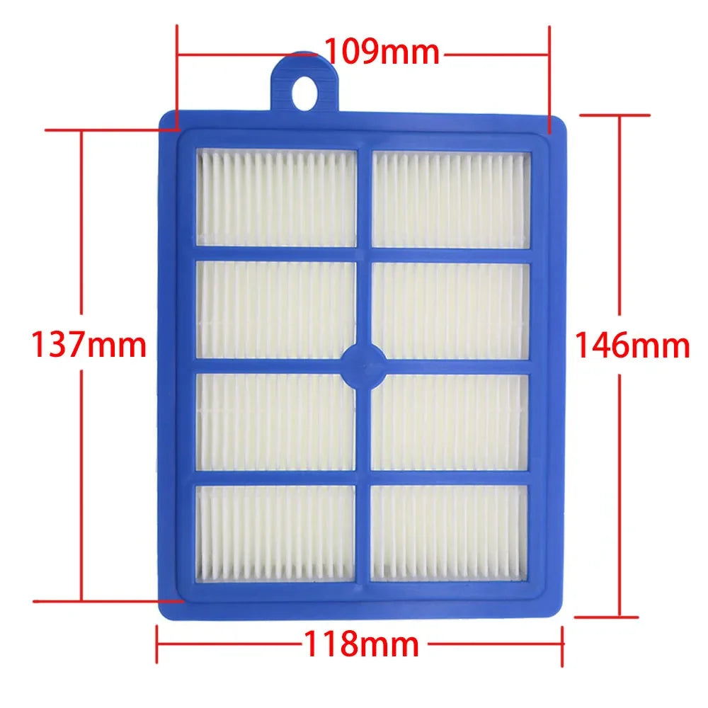 1/2PCS Replacement Dust Hepa Filter H12 H13 for Philips Electrolux AEG EFH12W AEF12W FC8031 EL012W Vacuum Clener Parts