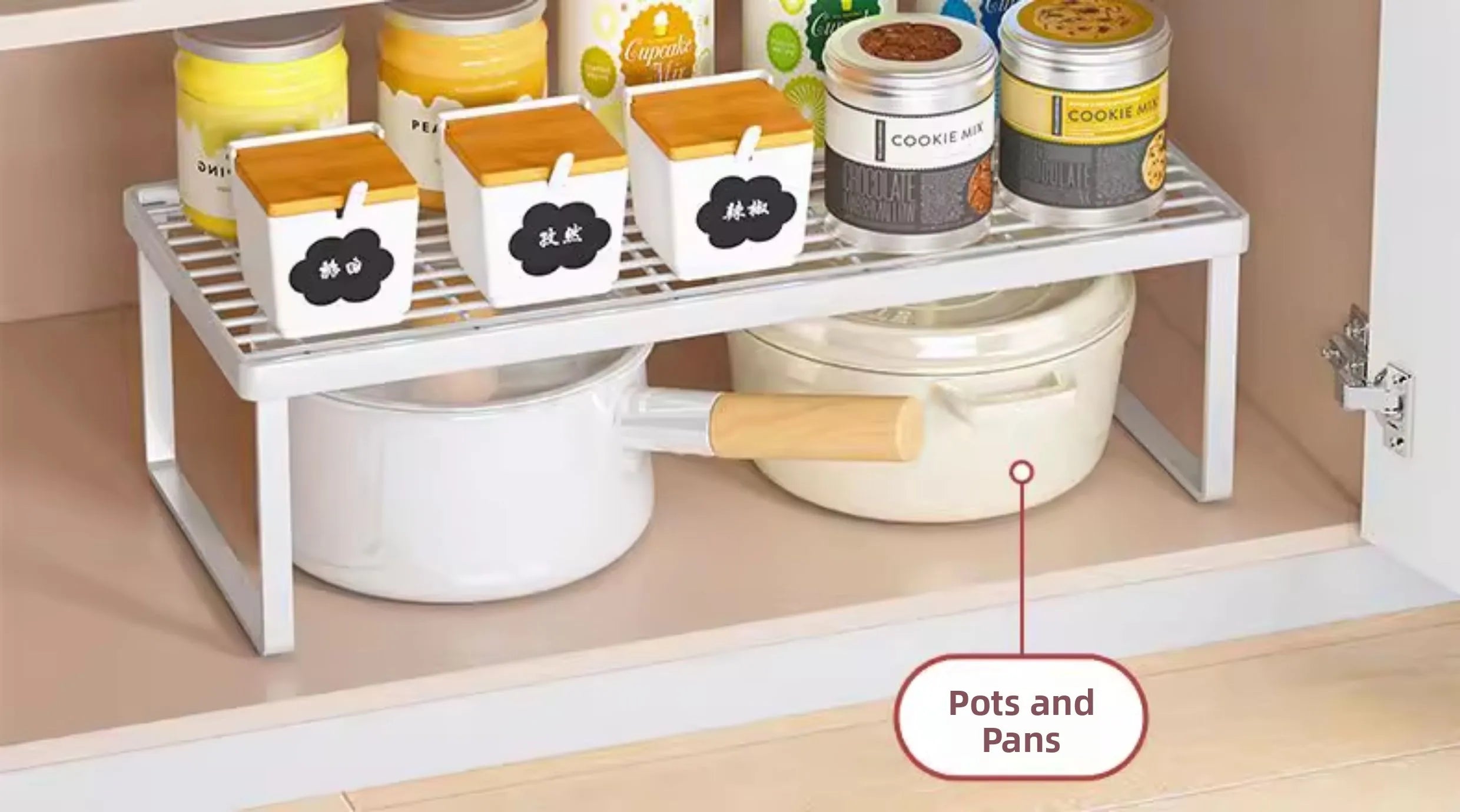 Kitchen Countertop Storage Ra Multi-Layer Cabinet Organizer Spice Storage elf Tabletop Arrangement Utili Tool
