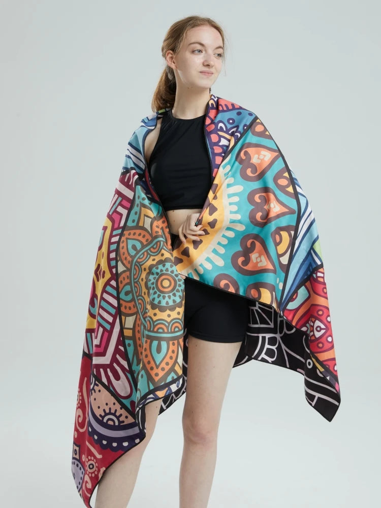 Big Microfiber Beach Towels Quick Dry Towel Sand Cloud Beach Towels Aldults Pool Towel for Travel Swim Pool Yoga（S16）
