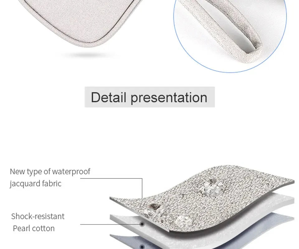Travel Portable Digital Product Storage Bag Waterproof Double Layer Case for USB Data Cable Organizer Portable Tech Gadget Pouch