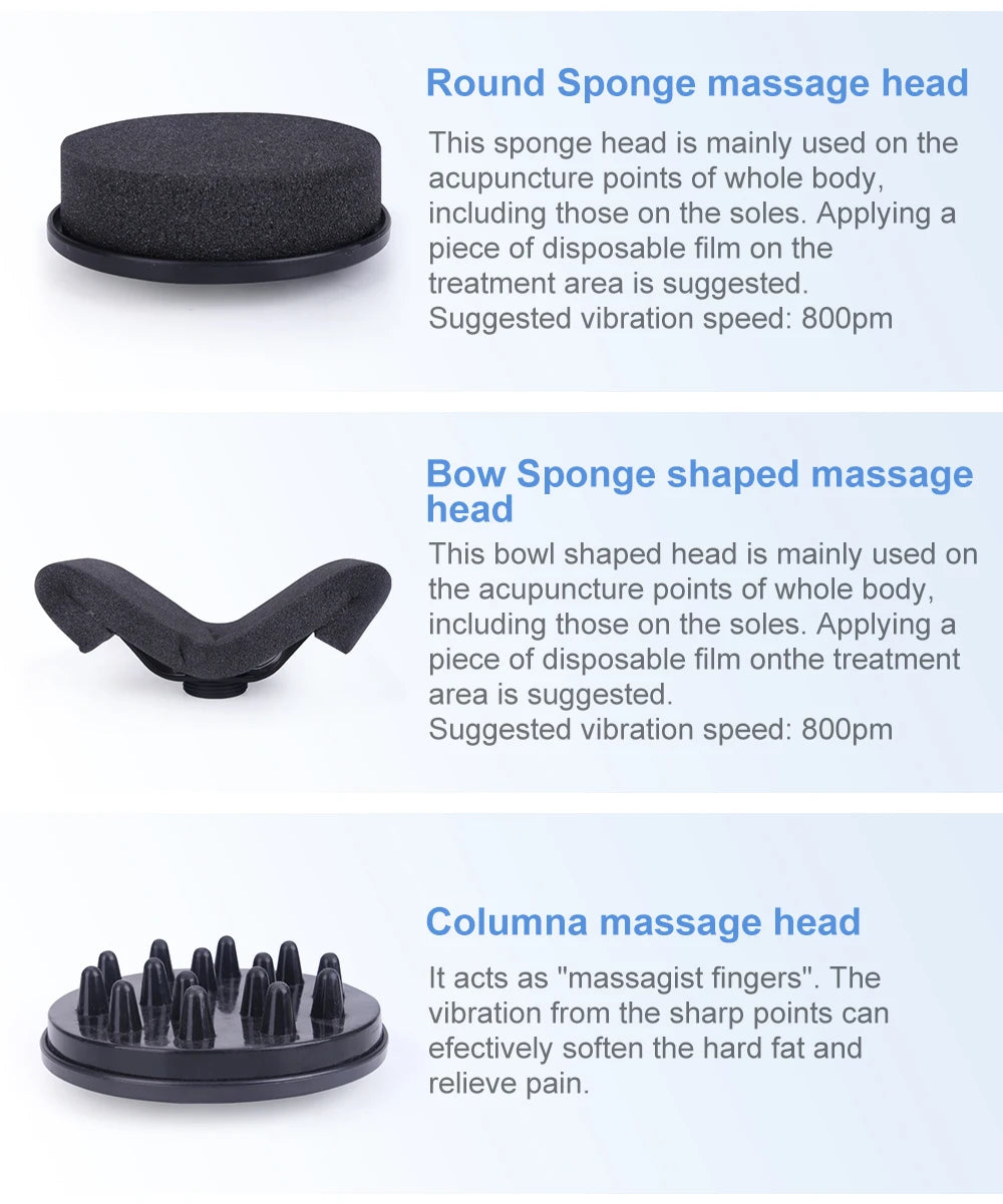 High Frenquency G5 Vibrating Massager Body Slimming Machine Fat Burner Weight Loss Cellulite Removal With 5 Tips Vibrator Device
