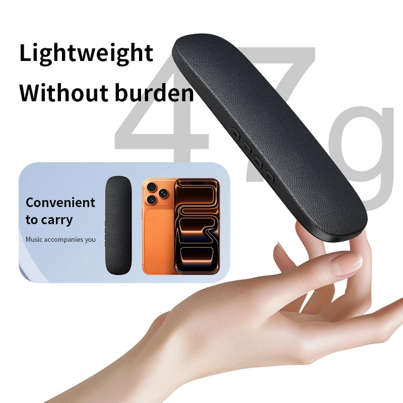 Bluetooth 5.4 Under Pillow Speaker Bone Conduction Speaker Noise Reduction Stereo Music Player With TF Card Slot Timed Shutdown