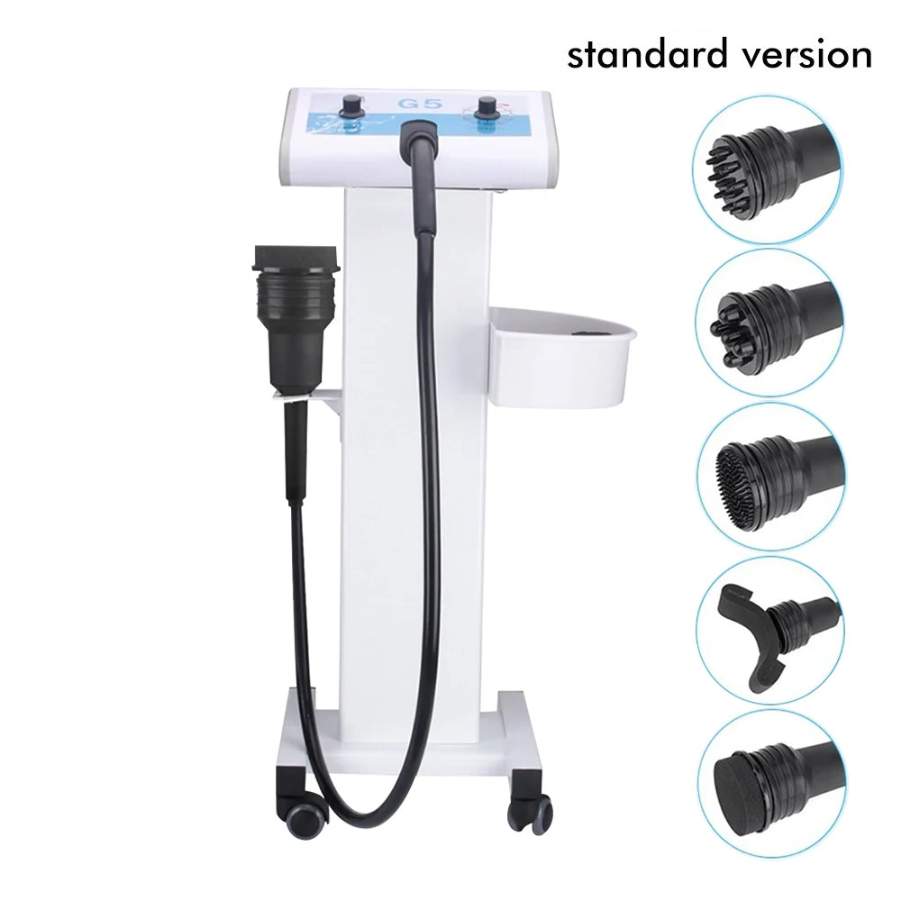 G5 Vibrating Massager Body Slimming Machine with Trolley Stand Fat Burner Shaping Weight Loss Device High Frenquency Vibrator